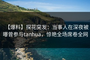【爆料】探花突发：当事人在深夜被曝曾参与tanhua，惊艳全场席卷全网